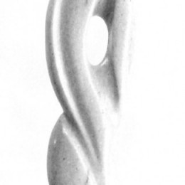 AMOURSculpture en marbre et granitH: 64 cm. B: 10 cm. X 10 cm.